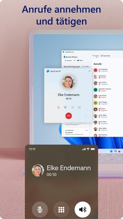 Link zu Windows Smartphone-Screenshot