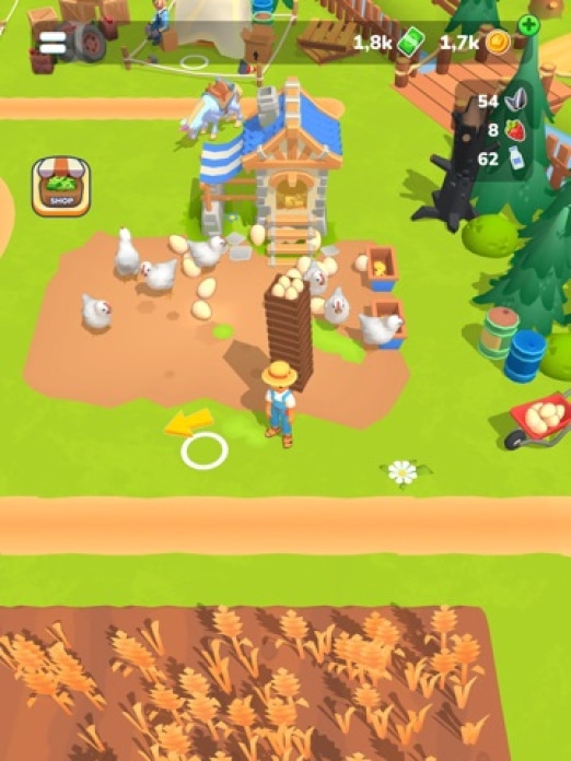 Little Farm Story: Idle Tycoon Tablet-Screenshot