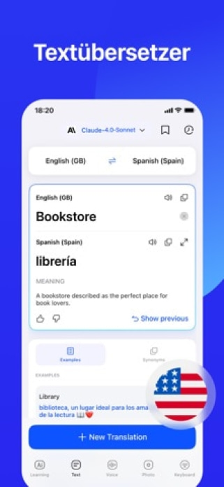 Live &Uuml;bersetzer: KI &Uuml;bersetzen Smartphone-Screenshot2