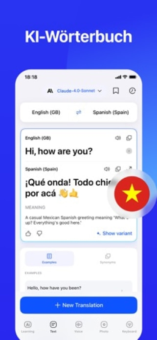 Live &Uuml;bersetzer: KI &Uuml;bersetzen Smartphone-Screenshot7