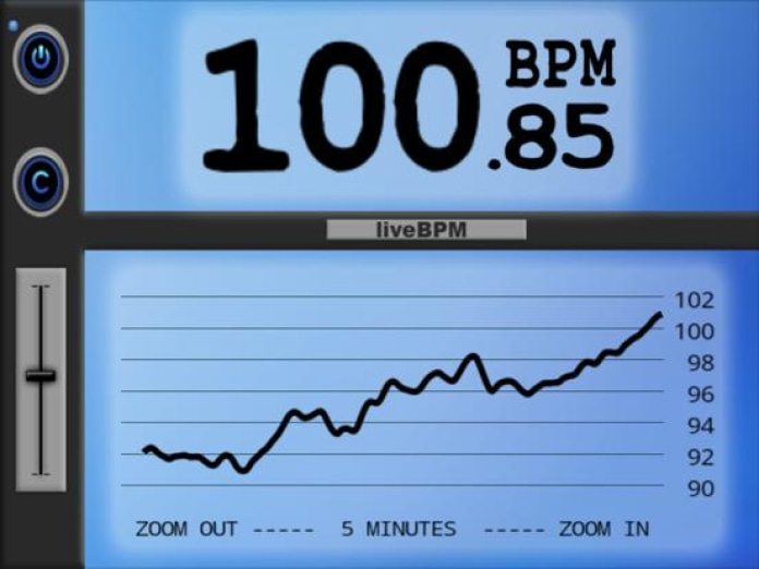 liveBPM - Beat Detector Tablet-Screenshot3