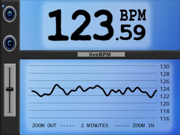 liveBPM - Beat Detector Tablet-Screenshot