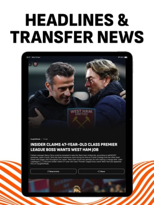 LiveScore Live-Sportergebnisse Tablet-Screenshot6