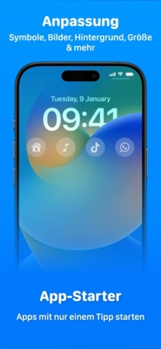Lock Launcher Widget LockFlow Smartphone-Screenshot