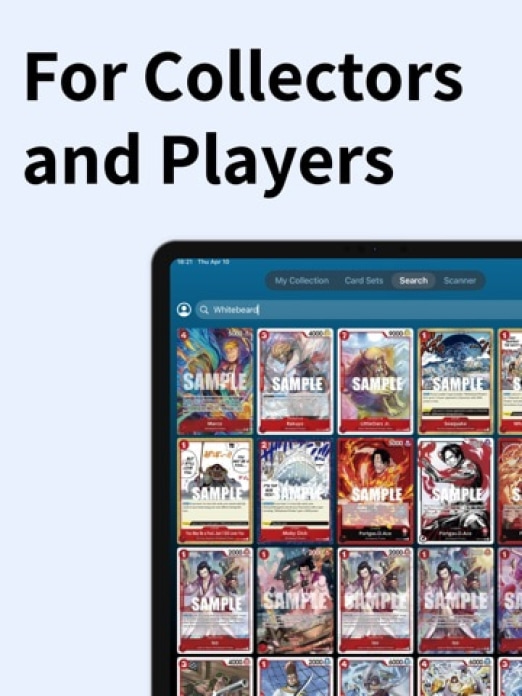 OPTCG Scanner & Tracker: Logia Tablet-Screenshot
