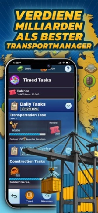 Logistics Empire Truck Manager Smartphone-Screenshot5