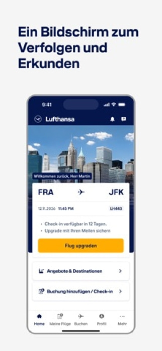 Lufthansa Smartphone-Screenshot2