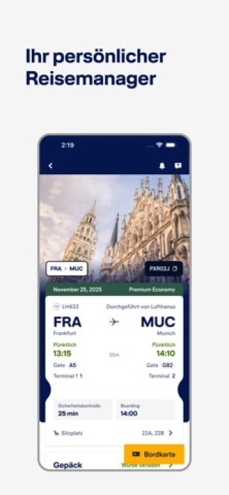 Lufthansa Smartphone-Screenshot3