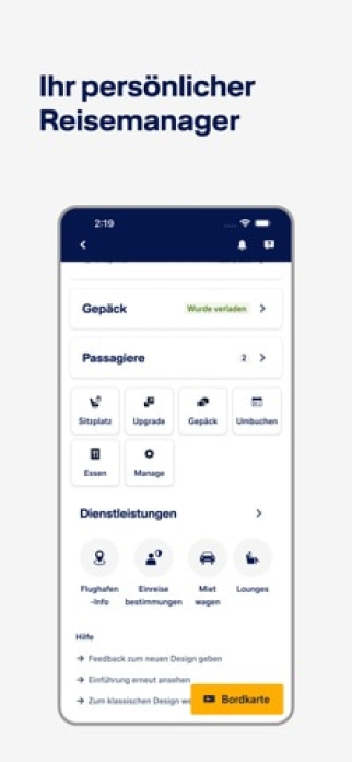 Lufthansa Smartphone-Screenshot4