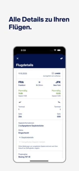 Lufthansa Smartphone-Screenshot6