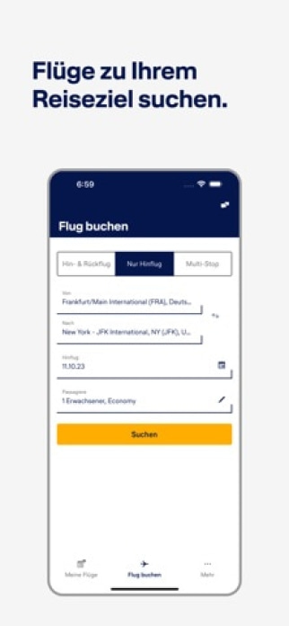 Lufthansa Smartphone-Screenshot9