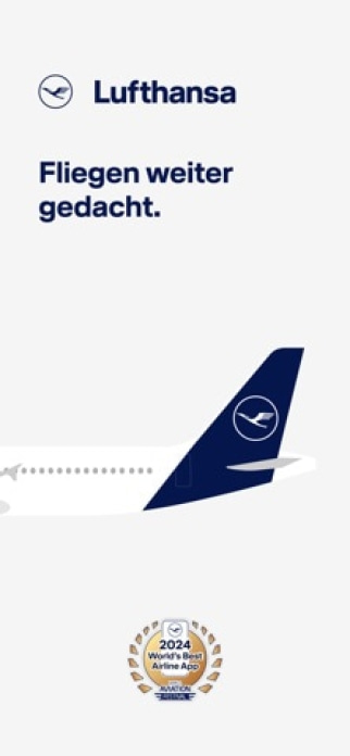 Lufthansa Smartphone-Screenshot