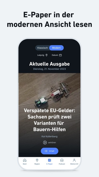 LVZ - Nachrichten und Podcast Smartphone-Screenshot4