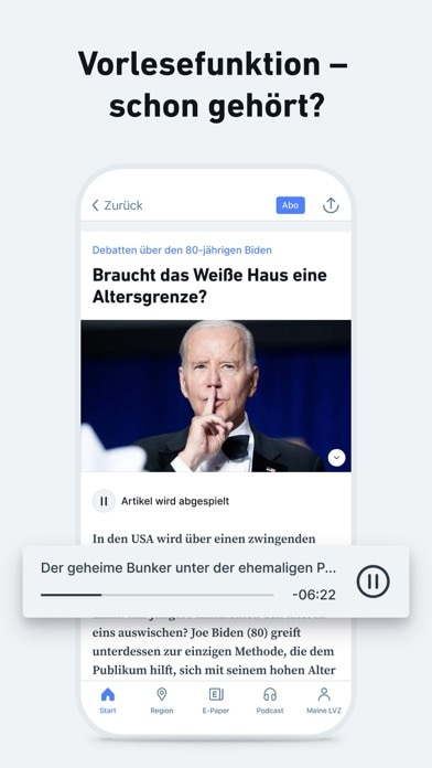 LVZ - Nachrichten und Podcast Smartphone-Screenshot7
