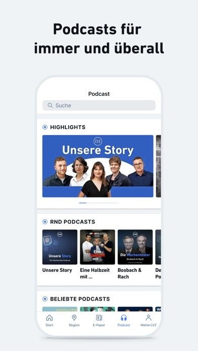 LVZ - Nachrichten und Podcast Smartphone-Screenshot8