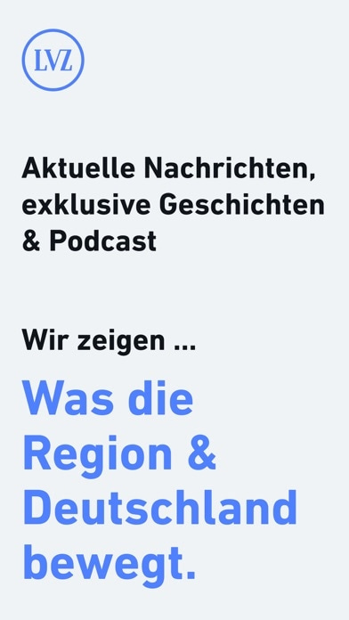 LVZ - Nachrichten und Podcast Smartphone-Screenshot