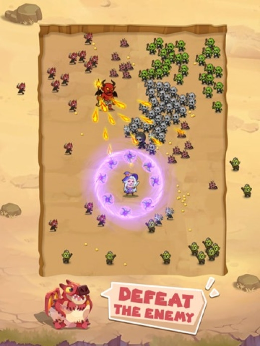 Magic War: Flick&Kill Tablet-Screenshot3