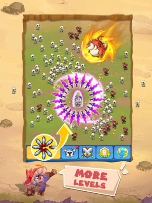 Magic War: Flick&Kill Tablet-Screenshot4