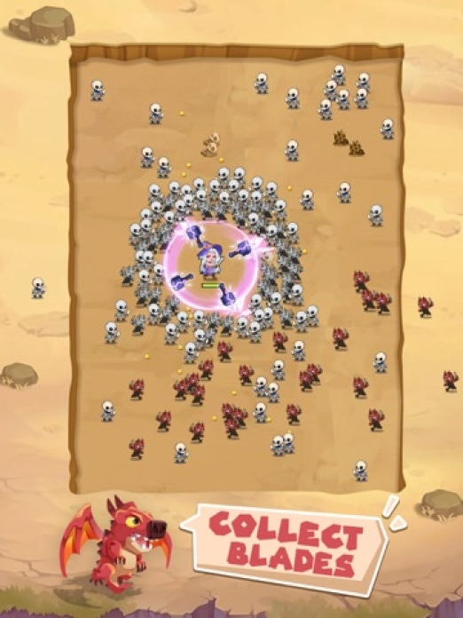 Magic War: Flick&Kill Tablet-Screenshot