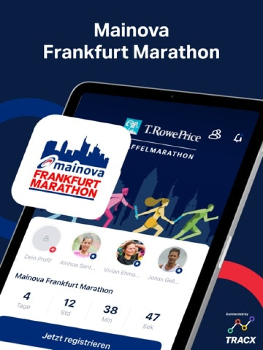 Mainova Frankfurt Marathon Tablet-Screenshot