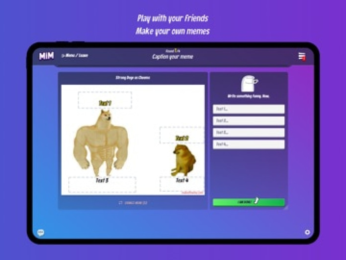 Make it Meme - Party Game Tablet-Screenshot