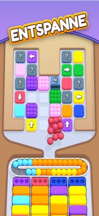 Marble Sort! Smartphone-Screenshot
