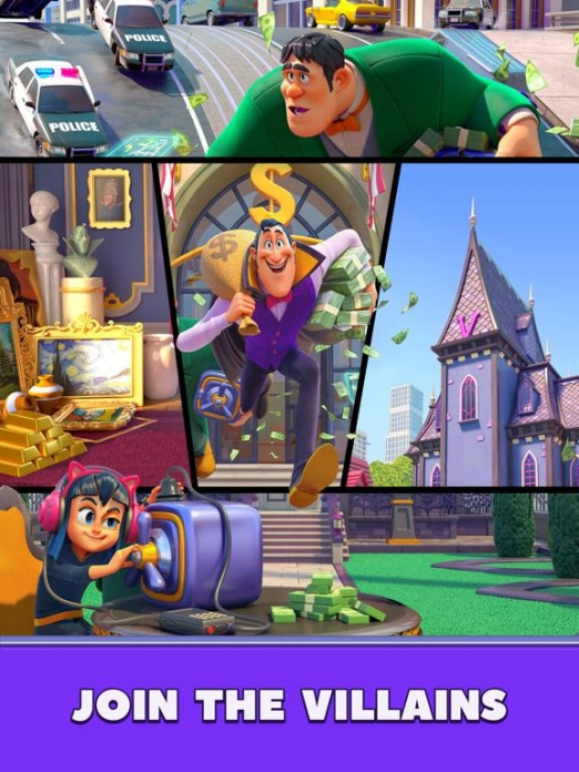 Match Villains Tablet-Screenshot