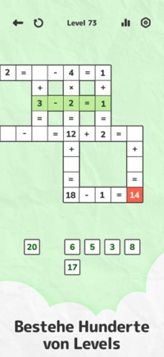 Numbers Puzzle &mdash; Zahlen Spiele Smartphone-Screenshot3