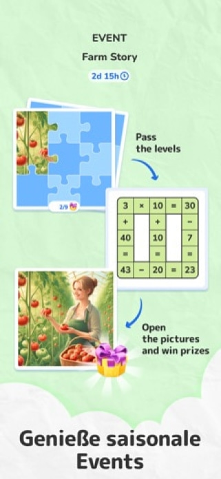 Numbers Puzzle &mdash; Zahlen Spiele Smartphone-Screenshot5