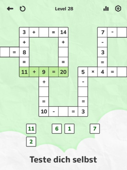 Numbers Puzzle &mdash; Zahlen Spiele Tablet-Screenshot2