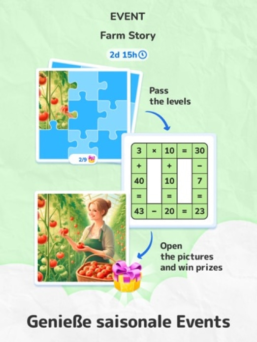Numbers Puzzle &mdash; Zahlen Spiele Tablet-Screenshot5