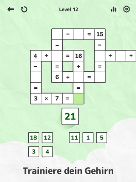 Numbers Puzzle &mdash; Zahlen Spiele Tablet-Screenshot