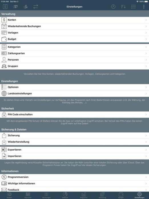 Mein Haushaltsbuch Tablet-Screenshot10