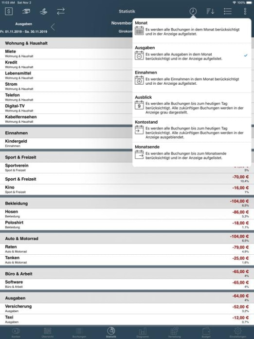 Mein Haushaltsbuch Tablet-Screenshot6