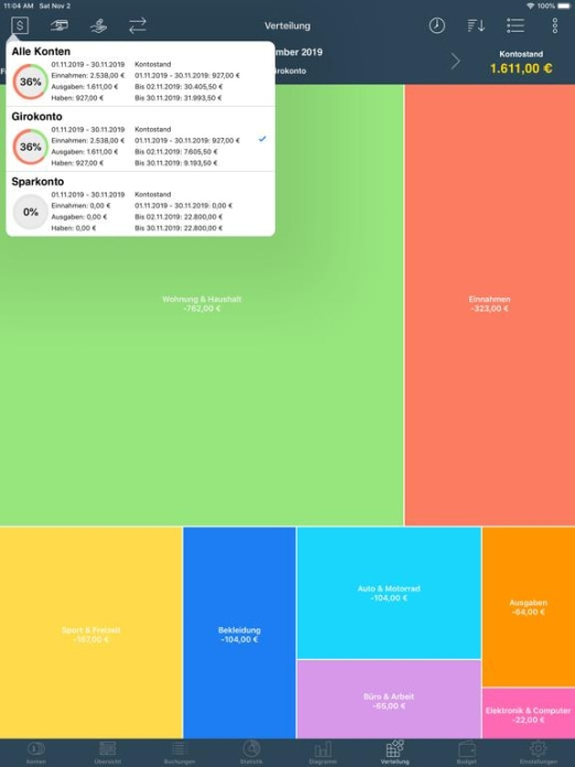 Mein Haushaltsbuch Tablet-Screenshot8