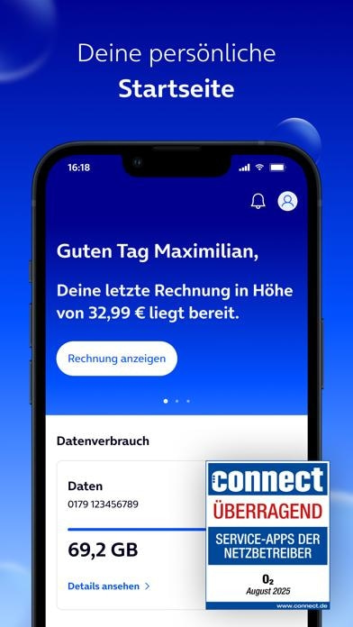 Mein o2 Smartphone-Screenshot