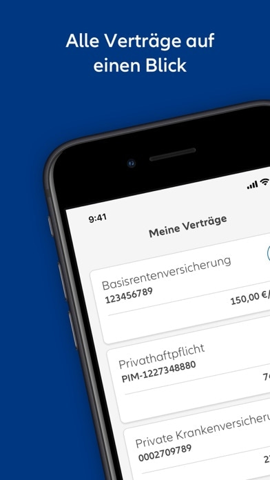 Meine Allianz Smartphone-Screenshot