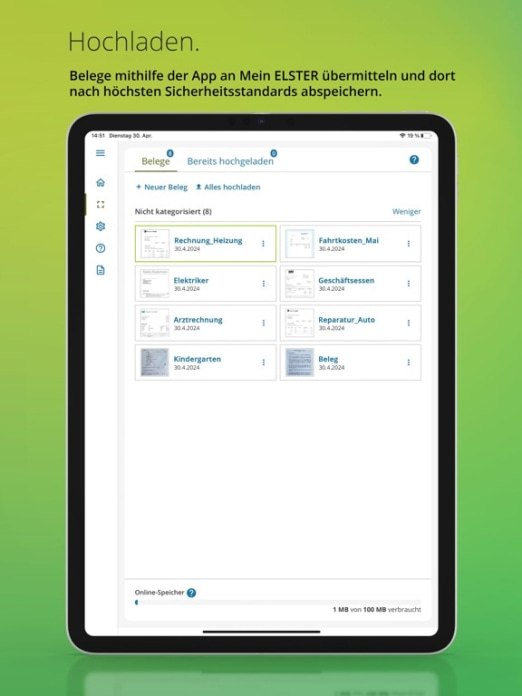 MeinELSTER+ Tablet-Screenshot4