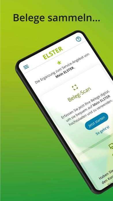 MeinELSTER+ Smartphone-Screenshot