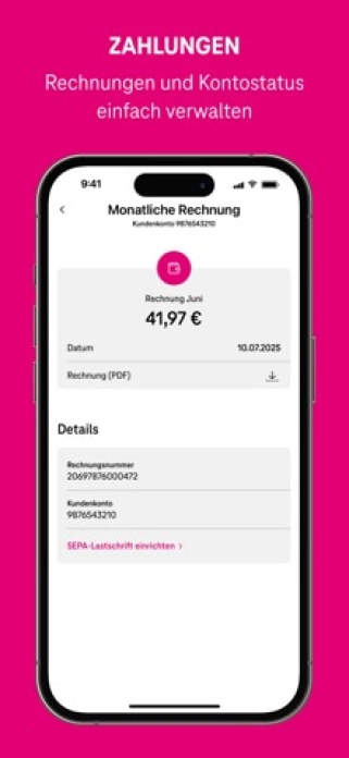 MeinMagenta: Handy & Festnetz Smartphone-Screenshot6