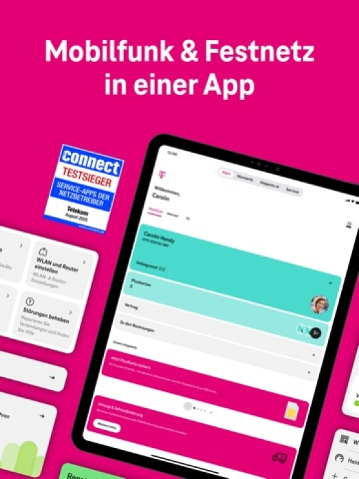 MeinMagenta: Handy & Festnetz Tablet-Screenshot