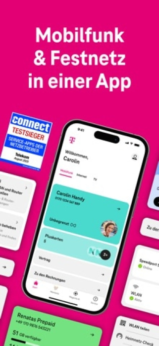MeinMagenta: Handy & Festnetz Smartphone-Screenshot