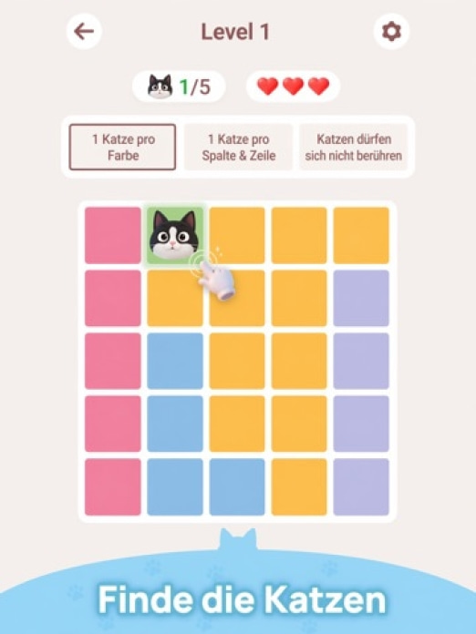 Meowdoku! Tablet-Screenshot