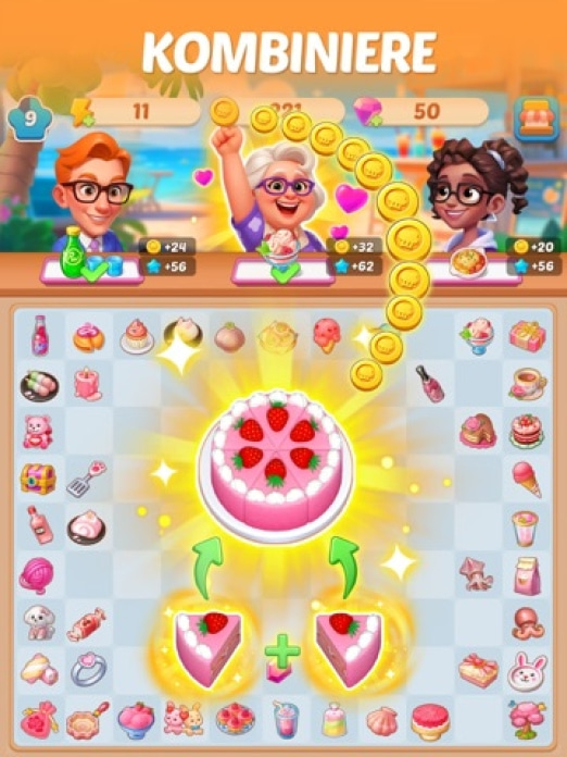Merge-Küche Themenrestaurant Tablet-Screenshot2