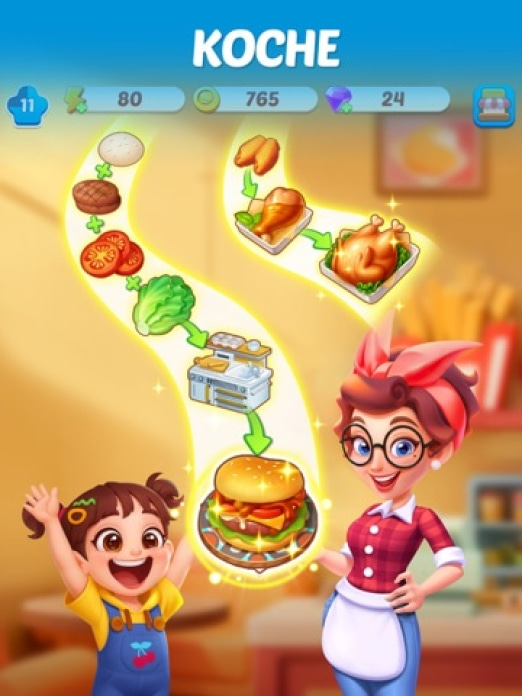 Merge-Küche Themenrestaurant Tablet-Screenshot3