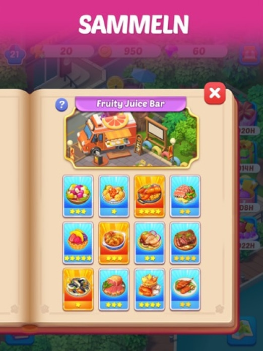 Merge-Küche Themenrestaurant Tablet-Screenshot5