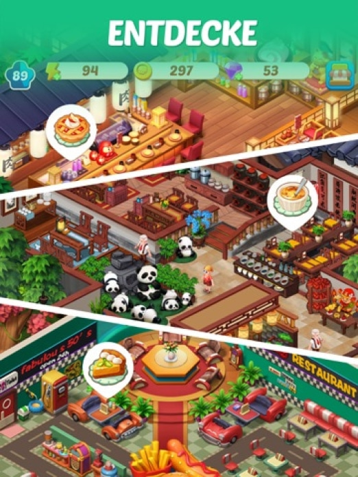 Merge-Küche Themenrestaurant Tablet-Screenshot6
