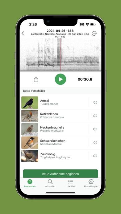 Merlin Bird ID von Cornell Lab Smartphone-Screenshot8