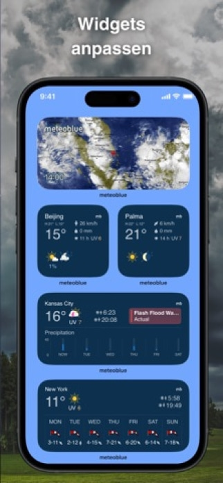 Wetter & Regenradar meteoblue Smartphone-Screenshot5
