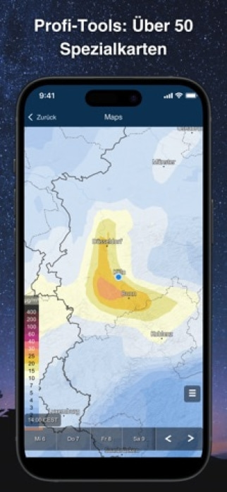 Wetter & Regenradar meteoblue Smartphone-Screenshot6